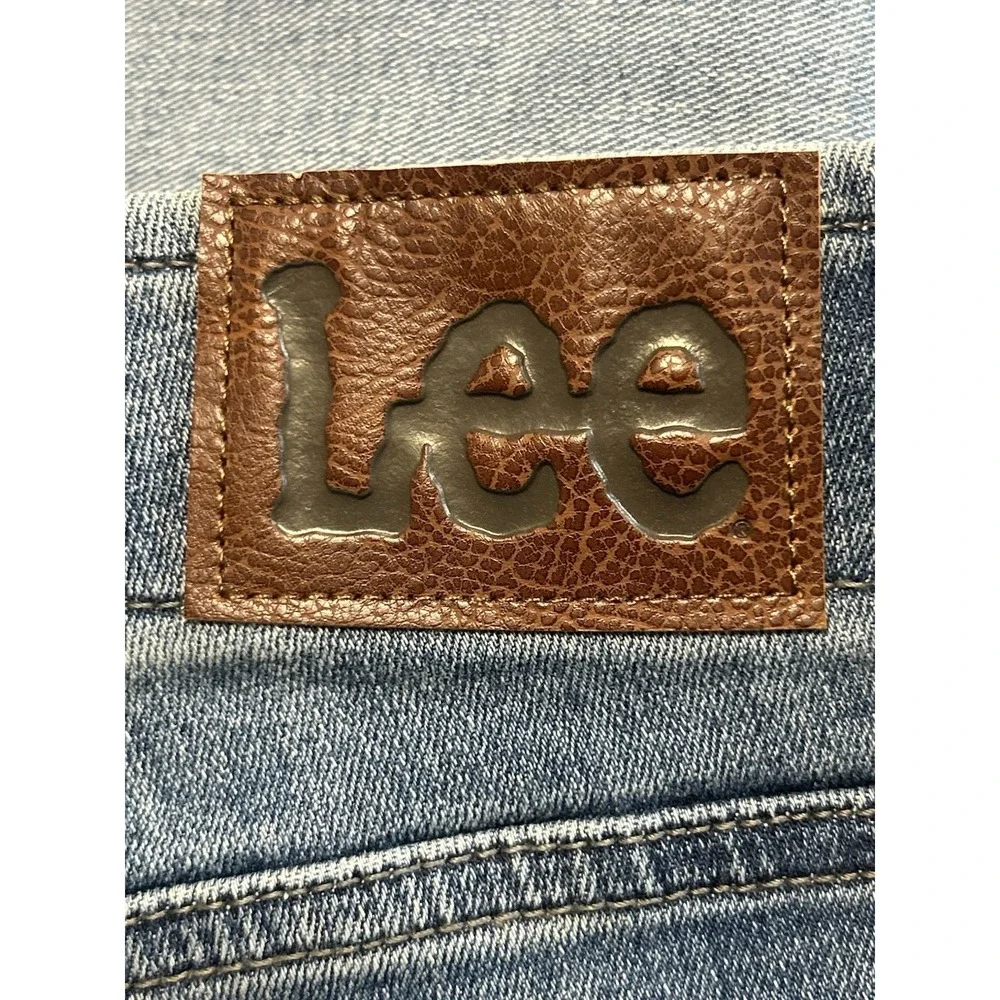 Men's New 32x32 Lee Jeans Blue Extreme Motion MVP‎ Straight-Fit Tapered-Leg 620
